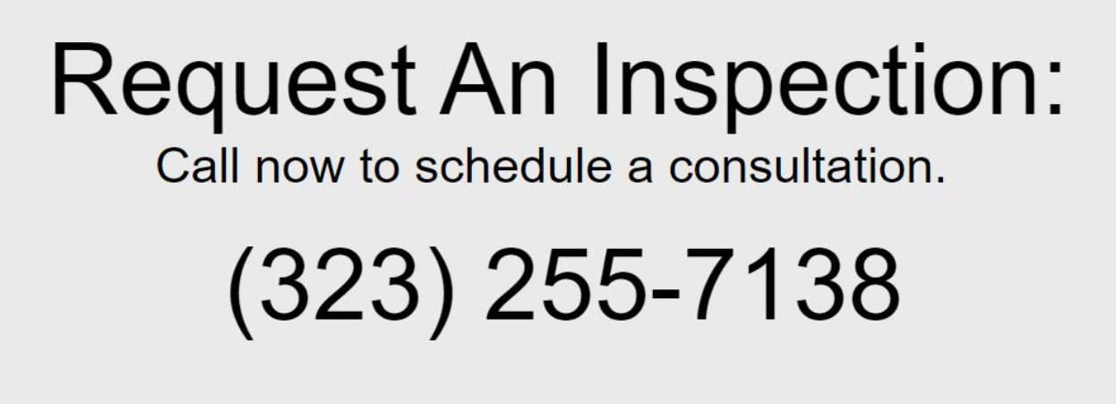 call to request inspection